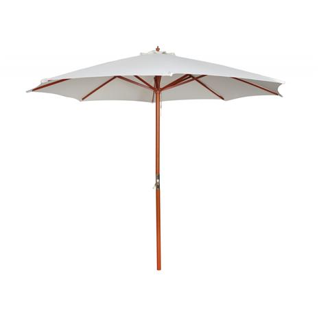 vidaXL Aurinkovarjo Valkoinen 258 cm.