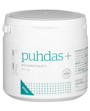 Puhdas+ 600 mg kalsiumsitraatti, 240 g