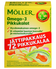 Möller Omega-3 Pikkukalat, 72 kaps. – kuva 5/8