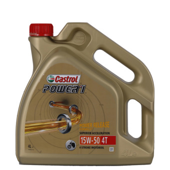 Castrol POWER 1 4T 15W-50 4 Litra Kannu