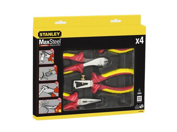 Pihtisetti Stanley MaxSteel VDE; 4 kpl.