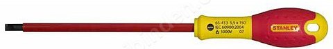 Ruuvimeisseli Stanley FatMax VDE; SL4; 1000 V