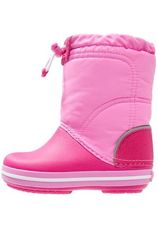 Crocs CROCBAND LODGEPOINT Saappaat candy pinkparty pink Crocs LodgePoint Talvikengät Lapset, candy pinkparty pink