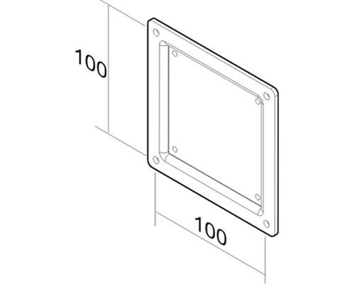 NewStar FPMA-VESA100, sovitinlevy VESA 75 x 75 - 100 x 100