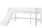 Hoppekids - BASIC Half-high sofabed with slide 90x200 cm - White – kuva 1