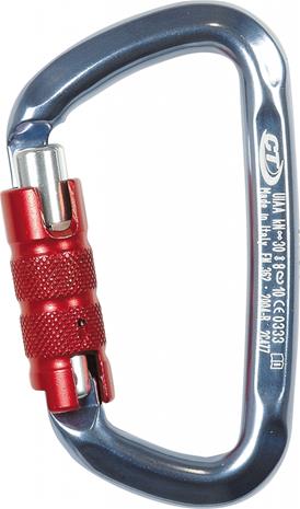 Climbing Technology D-Shape TG Sulkurengas, harmaa