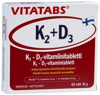 Vitatabs K2+D3, 60 tabl.