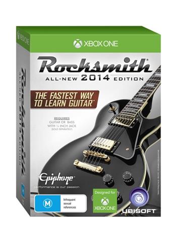 Rocksmith 2014 + kaapeli, Xbox One -peli