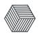 Zone Denmark Pannunalunen Hexagon Silikoni Harmaa 16x14 cm – kuva 1