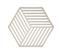 Zone Denmark Pannunalunen Hexagon Silikoni Tummanharmaa 16x14 cm – kuva 1