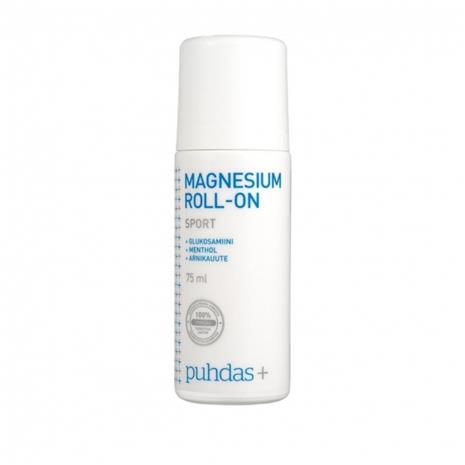 Puhdas+ Magnesium Roll-On Sport, 75 ml