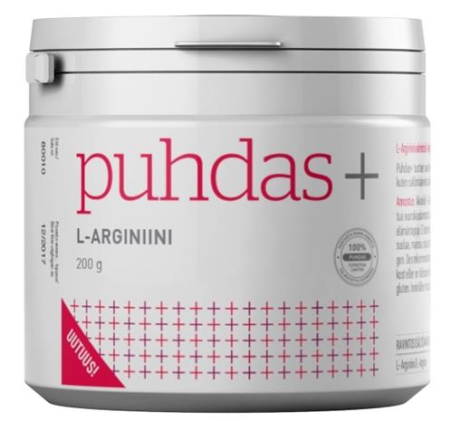 Puhdas+ L-arginiini, 200 g