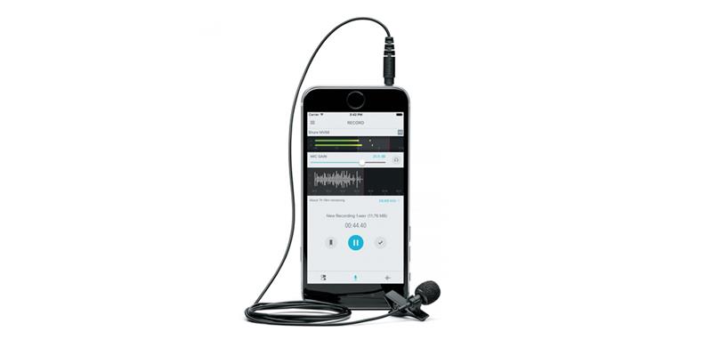 Shure MVL Smartphone, Lavalier-nappimikrofoni