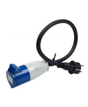 Axxel 0,5m IP44 16a caravan adapteri