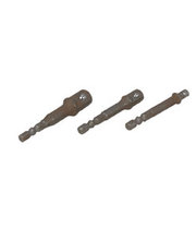 Finbullet 1/4" 3-osainen liitinvarsisarja
