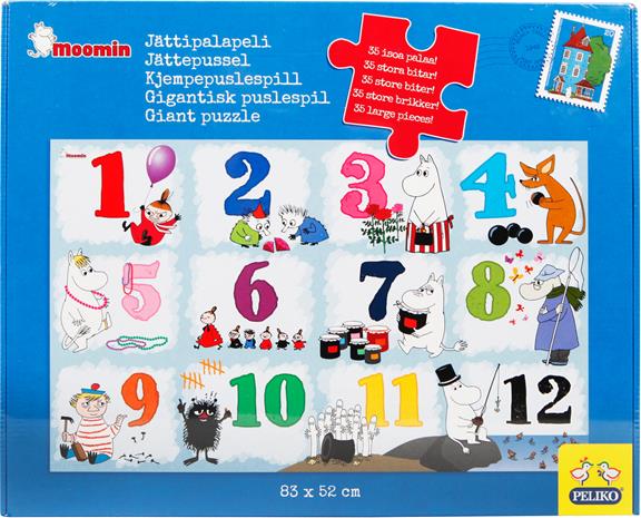 Muumi, Lattiapalapeli, 35 palaa