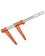 Bahco 50 cm mittasakset