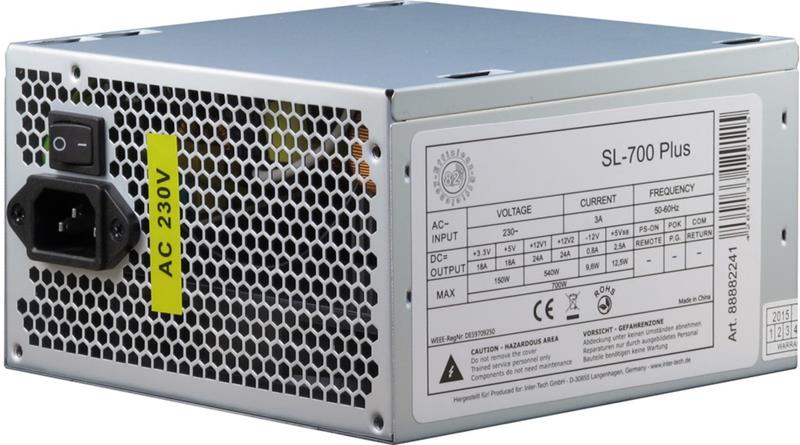 Inter-Tech SL-700 Plus, virtalähde