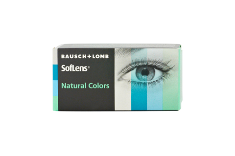 Bausch & Lomb SofLens Natural Colors, kuukausikäyttöiset värilliset piilolinssit tehoilla 2 kpl