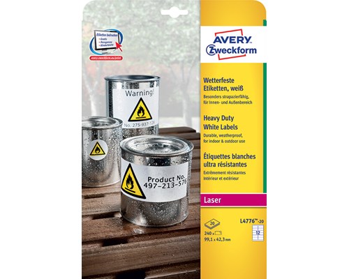 Avery Heavy Duty Laser Labels – kuva 6/8