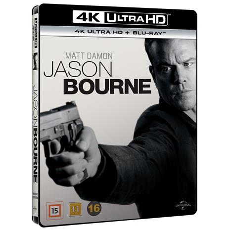 Jason Bourne (2016, 4k UHD + Blu-Ray), elokuva