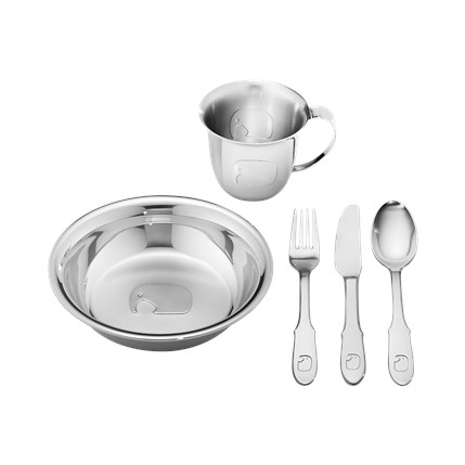 Georg Jensen Elephant, lasten astiasto – kuva 6/8
