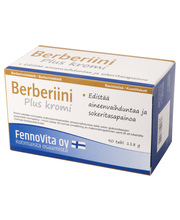 Fennovita Berberiini plus kromi, 90 tabl.