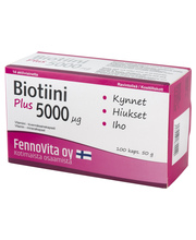 Fennovita Biotiini Plus, 100 tabl. – kuva 3/8