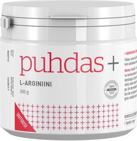 Puhdas+ L-arginiini, 200 g
