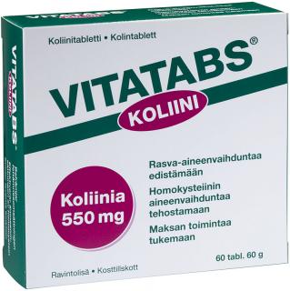 Vitatabs Koliini 550 mg, 60 tabl.