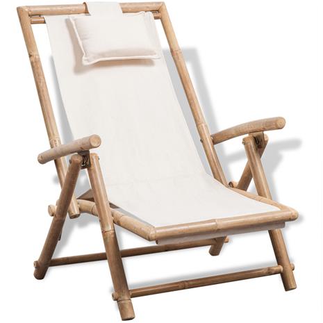 vidaXL Kansituoli Bambu – kuva 1/8