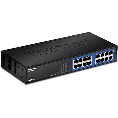 Trendnet TEG-S16Dg, kytkin