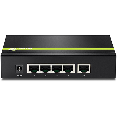 Trendnet TPE-S50, kytkin