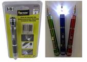 Tarkkuusruuvimeisseli LED-valolla