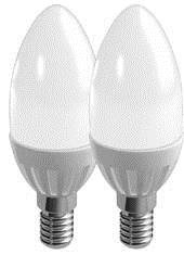 Kynttiläkupulamppu Led E14 3W 2kpl