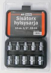 Sisätorxhylsysarja 10-osainen