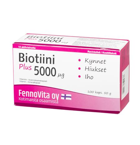Fennovita Biotiini Plus, 100 tabl. – kuva 4/8
