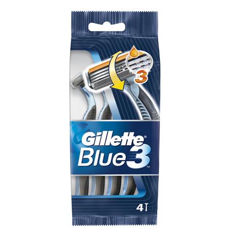 Gillette Blue 3, partahöylät 4 kpl