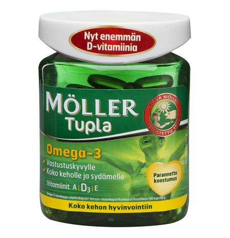 Möller Tupla Omega-3 100kpl | Hintaseuranta.fi