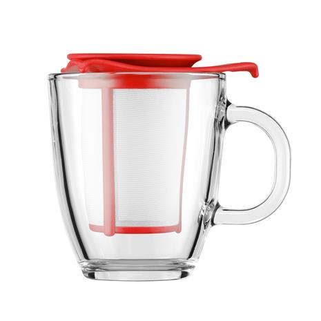 Bodum Yo-Yo teekuppi sihdillä punainen – kuva 6/8