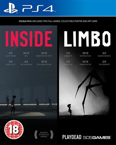 Inside - Limbo Double Pack, PS4-peli