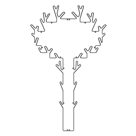 Maze Tree naulakko musta