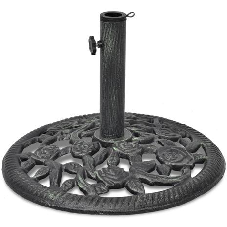 vidaXL Päivänvarjon Alusta Valurauta 12 kg 48 cm – kuva 8/8