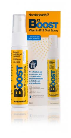 Nordic Health Sprays Boost B12-vitamiinisuihke
