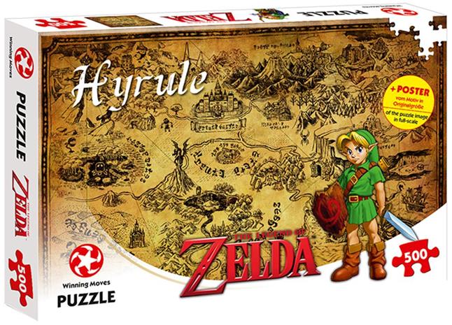 The Legend of Zelda Hyrule, palapeli, 500 palaa