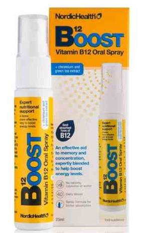 Nordic Health Sprays Boost B12-vitamiinisuihke