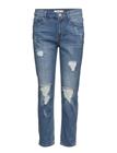 Mango Relaxed Girlfriend Jeans MEDIUM BLUE, Naisten housut ja shortsit