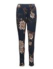 Cream Mattie Pants ROYAL NAVY BLUE
