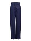 Mango Seams Waist Coated Trousers MEDIUM BLUE