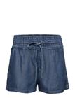 Mango Ruched Denim Short OPEN BLUE